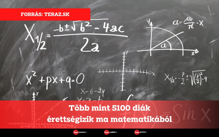 Több mint 5100 diák érettségizik ma matematikából