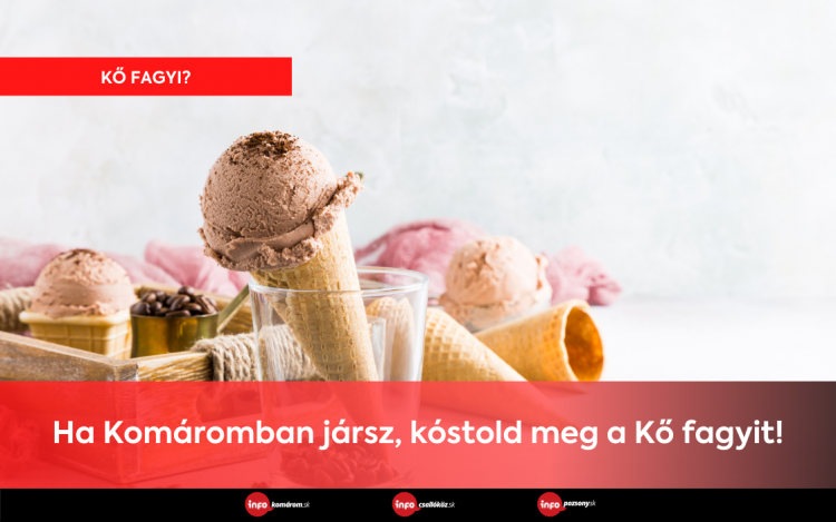 Ha Komáromban jársz, kóstold meg a Kő fagyit! 