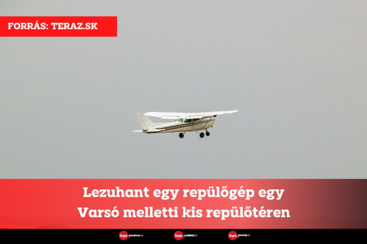 Lezuhant egy repülőgép egy Varsó melletti kis repülőtéren