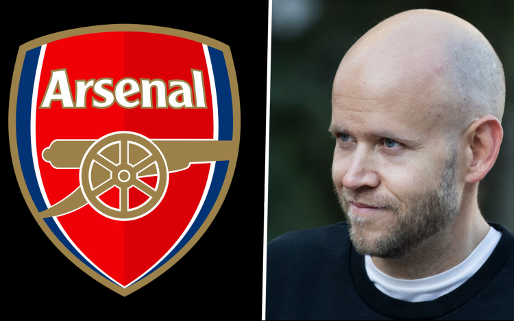 Bejelentkezett az Arsenal-ért a Spotify cég alapítója