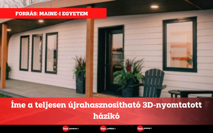 Íme a teljesen újrahasznosítható 3D-nyomtatott házikó