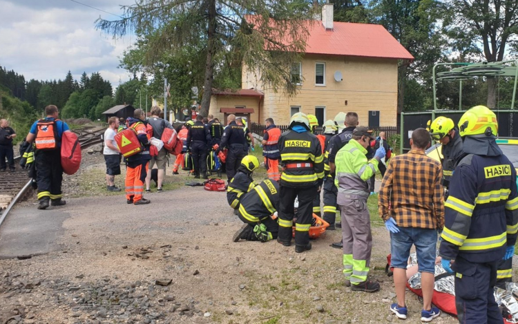 Súlyos vonatbaleset történt Csehországban