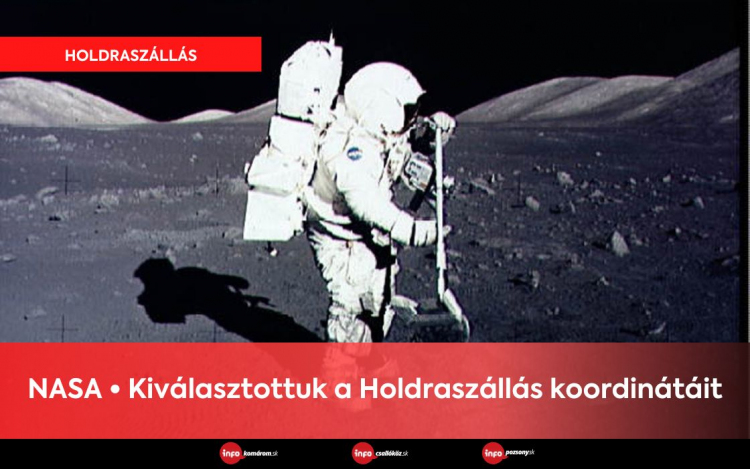 NASA • Kiválasztottuk a Holdraszállás koordinátáit