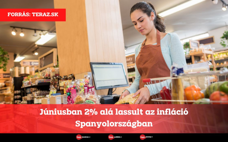 Júniusban 2% alá lassult az infláció Spanyolországban