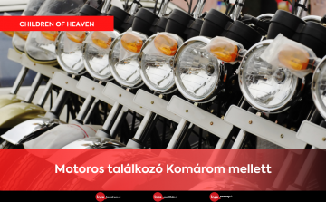 Motoros találkozó Komárom mellett