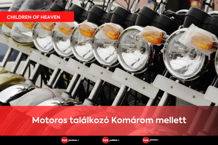 Motoros találkozó Komárom mellett