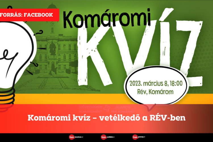 Komáromi kvíz – vetélkedő a RÉV-ben