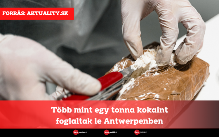 Több mint egy tonna kokaint foglaltak le Antwerpenben