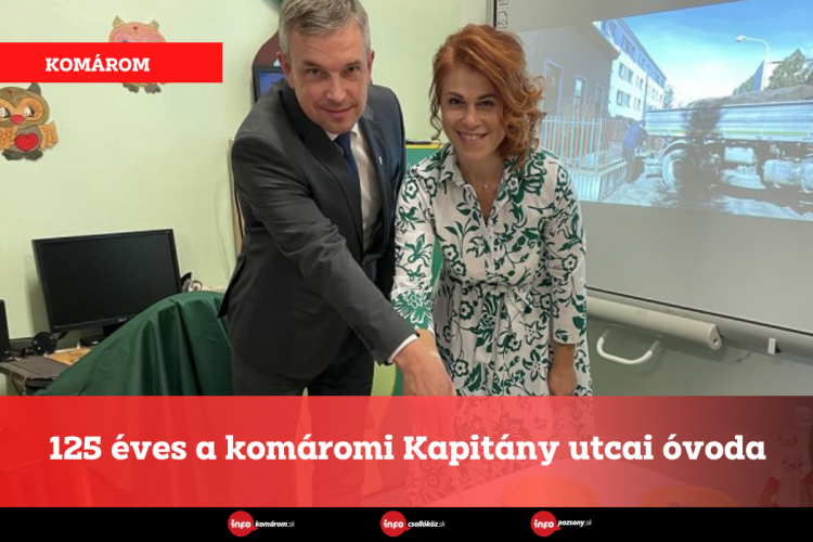 125 éves a komáromi Kapitány utcai óvoda