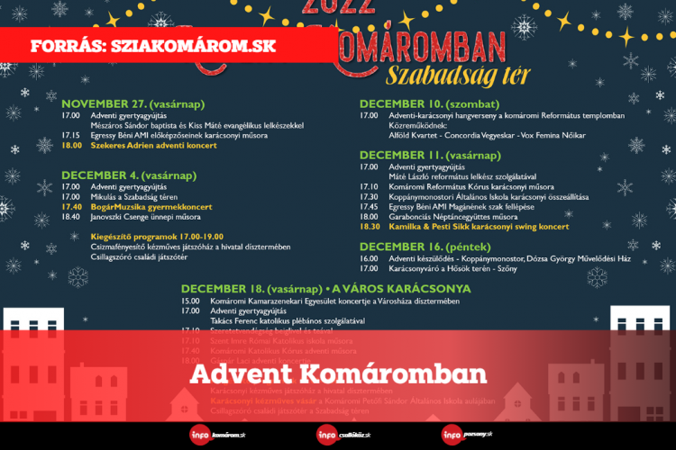 Advent Komáromban