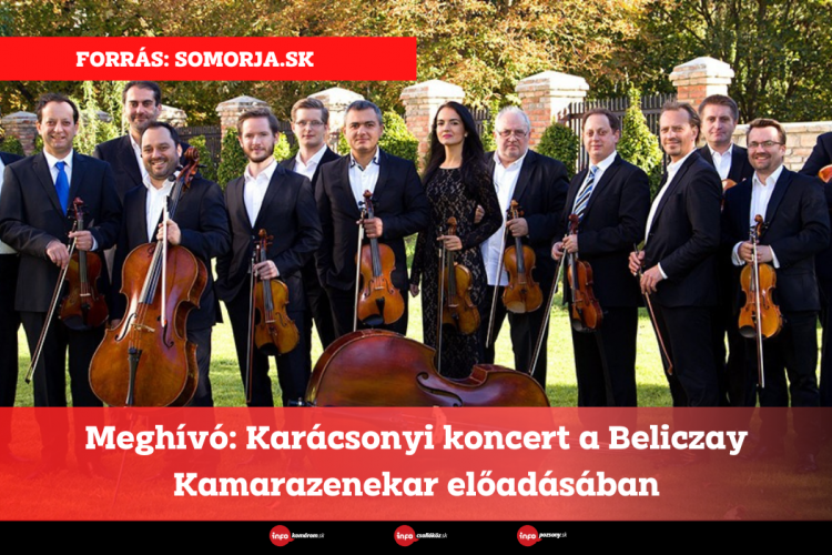 Meghívó: Karácsonyi koncert a Beliczay Kamarazenekar előadásában